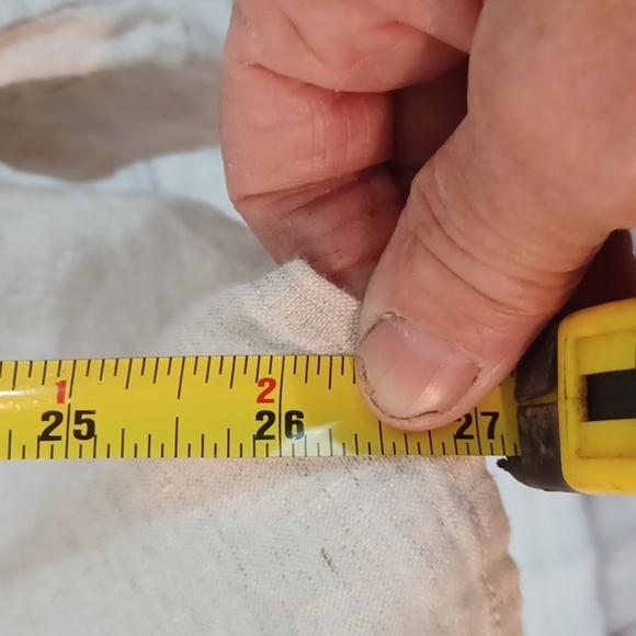 KIM Rodgers Womans Cream 100% Linen Buttoned Down Shirt XLP - Picture 5 of 8